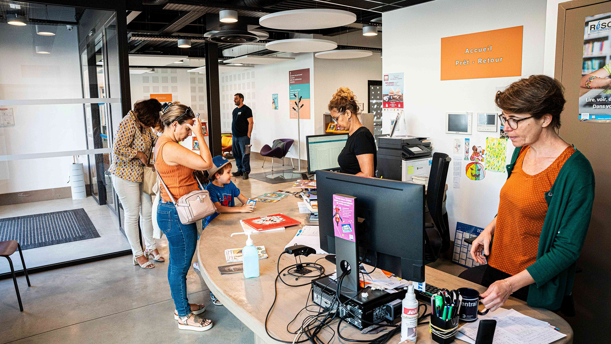 Inscriptions médiathèque