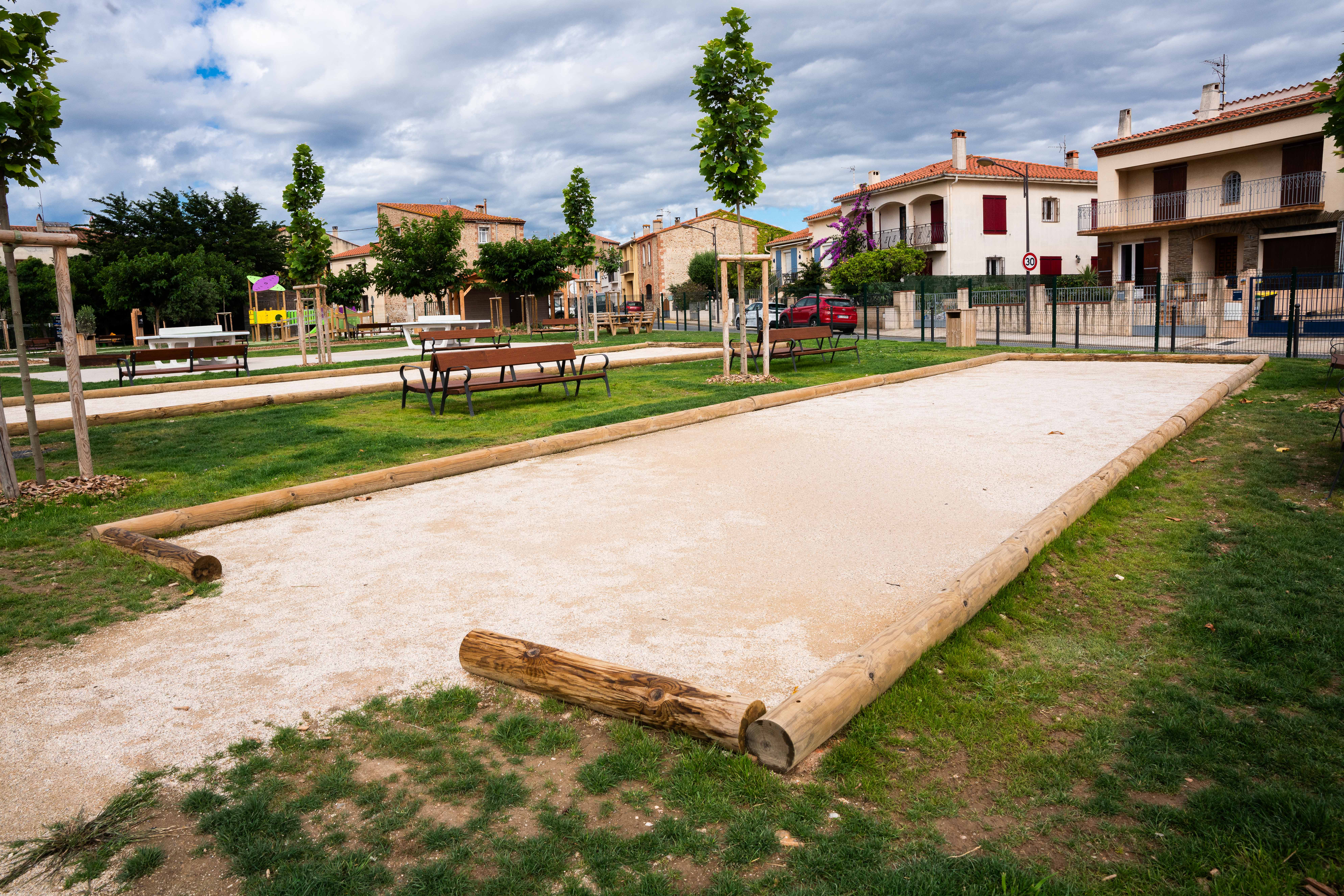Espace pétanque