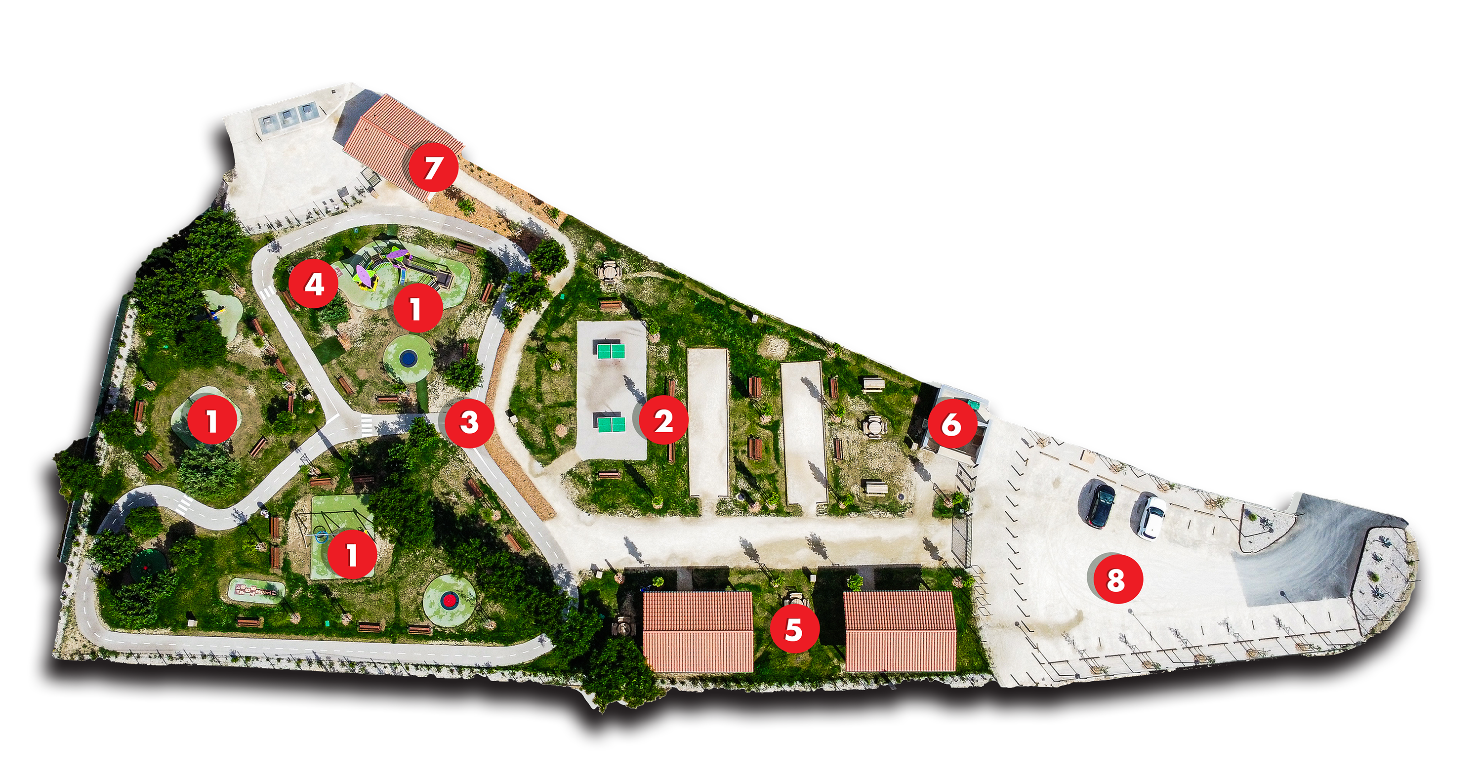 Plan du parc Écris l'histoire